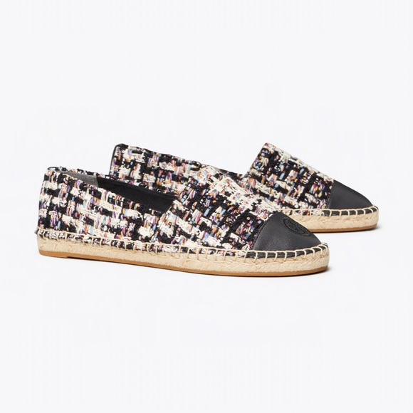 Tory Burch Shoes - NEW 10.5 Tory Burch Tweed Espadrille Flats